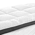 Bedra Bedding Massage Mattress Topper - Single - White