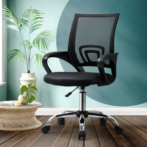 Oikiture Mesh Office Chair - Black
