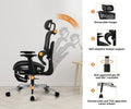 Oikiture Ergonomic Office Chair with Footrest