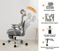 Oikiture Ergonomic Office Chair with Footrest