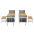 Livsip FAROE 8 Seater Outdoor Dining Sofa Set Patio Lounge White - product image 2