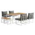 Livsip FAROE 8 Seater Outdoor Dining Sofa Set Patio Lounge White - product image 6
