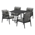 Livsip 5PCS Outdoor Dining Set Rattan Patio Table and Chairs - product image 5
