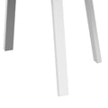 Livsip 90cm Outdoor Dining Table with Storage Shelf Patio White - product image 6