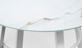 Livsip 90cm Outdoor Dining Table with Storage Shelf Patio White - product image 9