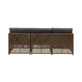 Livsip CORAL 4 Seater Outdoor Wicker Sofa Lounge Set Patio Brown - product image 7