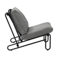 Livsip 2x Outdoor Lounge Chairs with Cushions Patio Garden Grey - product image 5