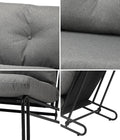 Livsip 2x Outdoor Lounge Chairs with Cushions Patio Garden Grey - product image 9