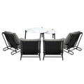 Livsip 6PCS Outdoor Sofa Lounge Set Patio Table and Chairs Grey - product image 7