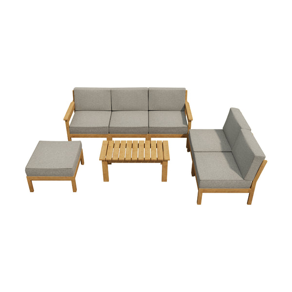 Livsip PLAYA 7PCS Outdoor Sofa Lounge Furniture Set Patio Beige - product image 3