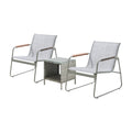 Livsip 3PCS Outdoor Bistro Set Wicker Chairs and Side Table - product image 5