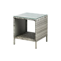 Livsip 3PCS Outdoor Bistro Set Wicker Chairs and Side Table - product image 7
