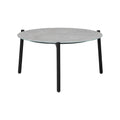 Livsip 3PCS Outdoor Bistro Set Textilene Chairs 70cm Coffee Table Grey - product image 7
