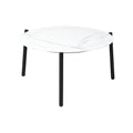 Livsip 70cm Round Marble Effect Coffee Side Table Outdoor White - product image 6