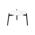 Livsip 3PCS Outdoor Bistro Set Textilene Chairs 50cm Coffee Table White - product image 7