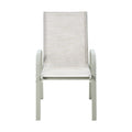 Livsip 4x Outdoor Stackable Patio Dining Chairs Bistro Set Beige - product image 3