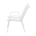 Livsip 4x Outdoor Stackable Patio Dining Chairs Bistro Set White - product image 6