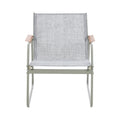 Livsip 2x Outdoor Textilene Armchairs Patio Garden Lounge Chairs Grey - product image 3