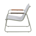Livsip 2x Outdoor Textilene Armchairs Patio Garden Lounge Chairs Grey - product image 6