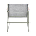 Livsip 2x Outdoor Textilene Armchairs Patio Garden Lounge Chairs Grey - product image 7