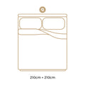 Bedra Bedding Bamboo Quilt - Super King - King