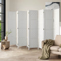Oikiture 8-Panel Foldable Room Divider - White