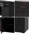 Oikiture Sideboard - 4-Door 2-Drawer