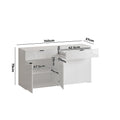 Oikiture Sideboard - 4-Door 2-Drawer