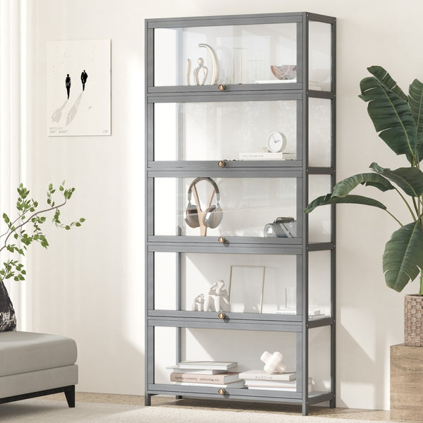 Oikiture Storage Cabinet - 5-Tier Display