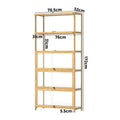 Oikiture Storage Cabinet - 5-Tier Display