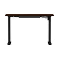 Oikiture 120cm Electric Standing Desk - Walnut