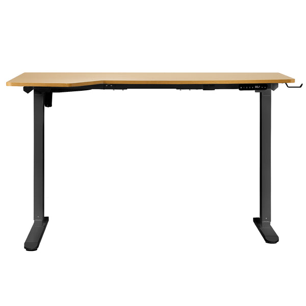 Oikiture 145cm Electric Standing Desk - Black