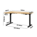 Oikiture Standing Desk - 145cm Electric