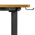 Oikiture 145cm Electric Standing Desk - Black