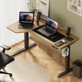 Oikiture 145cm Electric Standing Desk - Black
