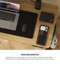 Oikiture 145cm Electric Standing Desk - Black