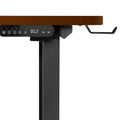 Oikiture 145cm Electric Standing Desk - Walnut