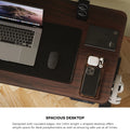 Oikiture 145cm Electric Standing Desk - Walnut
