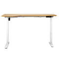 Oikiture 145cm Electric Standing Desk - White