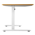 Oikiture 145cm Electric Standing Desk - White