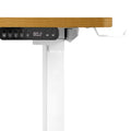 Oikiture 145cm Electric Standing Desk - White