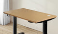 Oikiture 120cm Electric Standing Desk - Oak