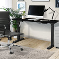Oikiture 140cm Electric Standing Desk - Black