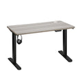 Oikiture 140cm Electric Standing Desk - Grey Oak