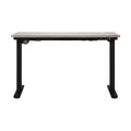 Oikiture 140cm Electric Standing Desk - Grey Oak
