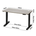 Oikiture Standing Desk - 140cm Electric
