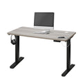 Oikiture 140cm Electric Standing Desk - Grey Oak
