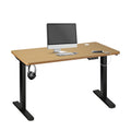 Oikiture 150cm Electric Standing Desk - Oak