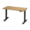 Oikiture 150cm Electric Standing Desk - Oak