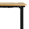 Oikiture 150cm Electric Standing Desk - Oak
